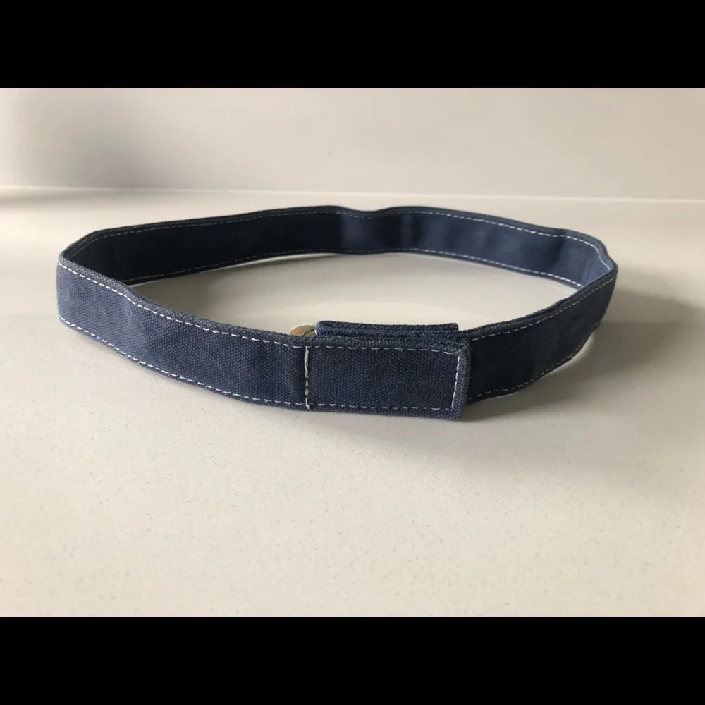 Myself Belts Kids Blue Easy Fasten Velcro Belt