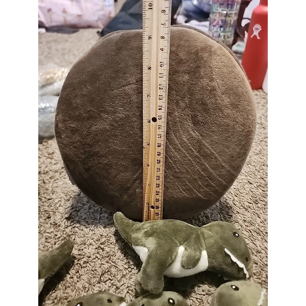Frisco Hide and Seek Plush Volcano Puzzle Dog‎ Toy & 5 Dinosaurs